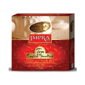 Tea, English Breakfast, Impra Pure Ceylon Exclusive, Tea Bags 100
