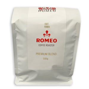 Coffee Beans, Romeo Coffee Roasters, Premium Blend 500g