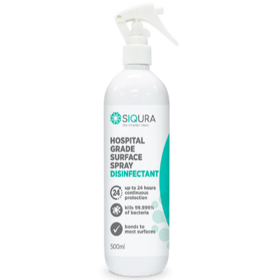 Hospital Grade Surface Disinfectant & Protectant, Siqura 500mL