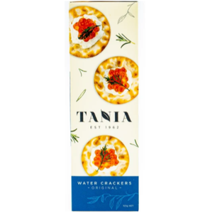 Biscuits, Tania Water Crackers 125g
